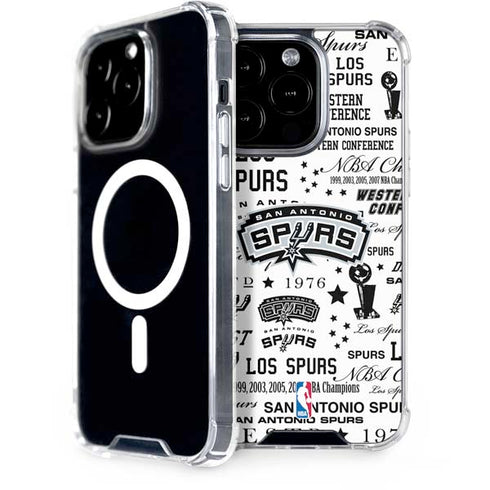 NBA San Antonio Spurs Historic Blast iPhone 15 Pro MagSafe Case